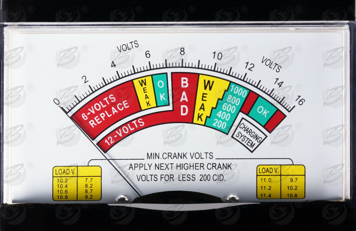 BLUESPOT 6V - 12V 100AMP BATTERY TESTER