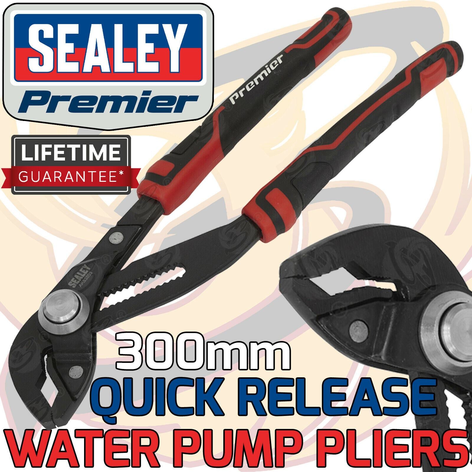 SEALEY 300MM LOCKING WATER PUMP PLIERS