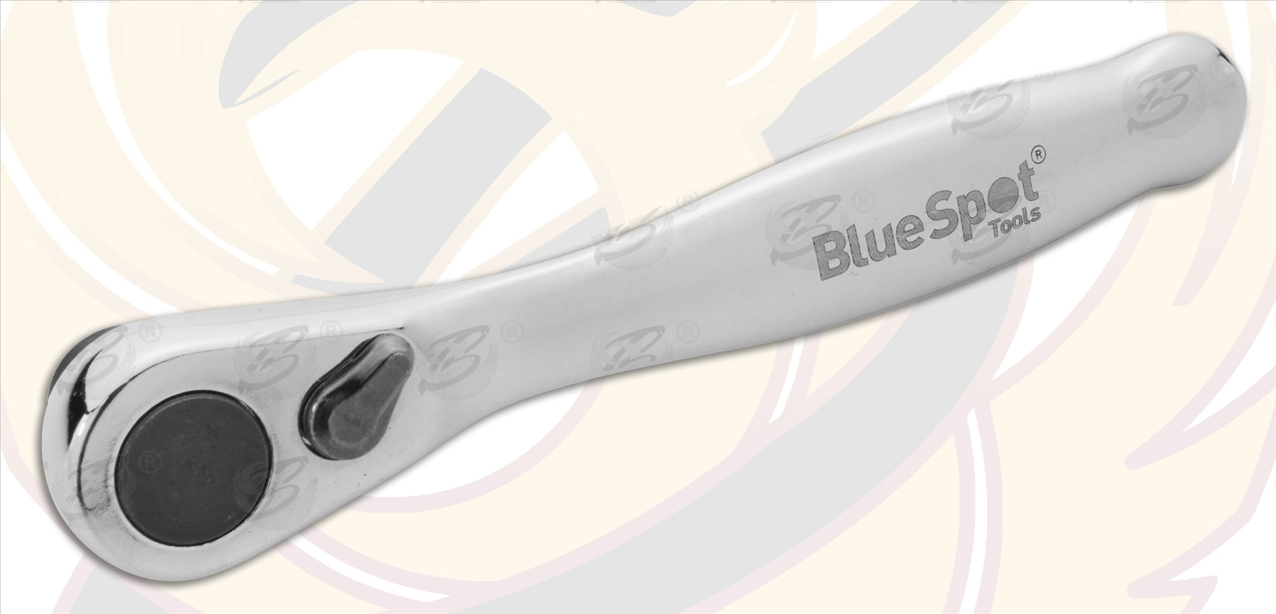 BLUESPOT MINI 1/4" DRIVE 72 TOOTH POWER BIT HOLDER ( RATCHET HANDLE )