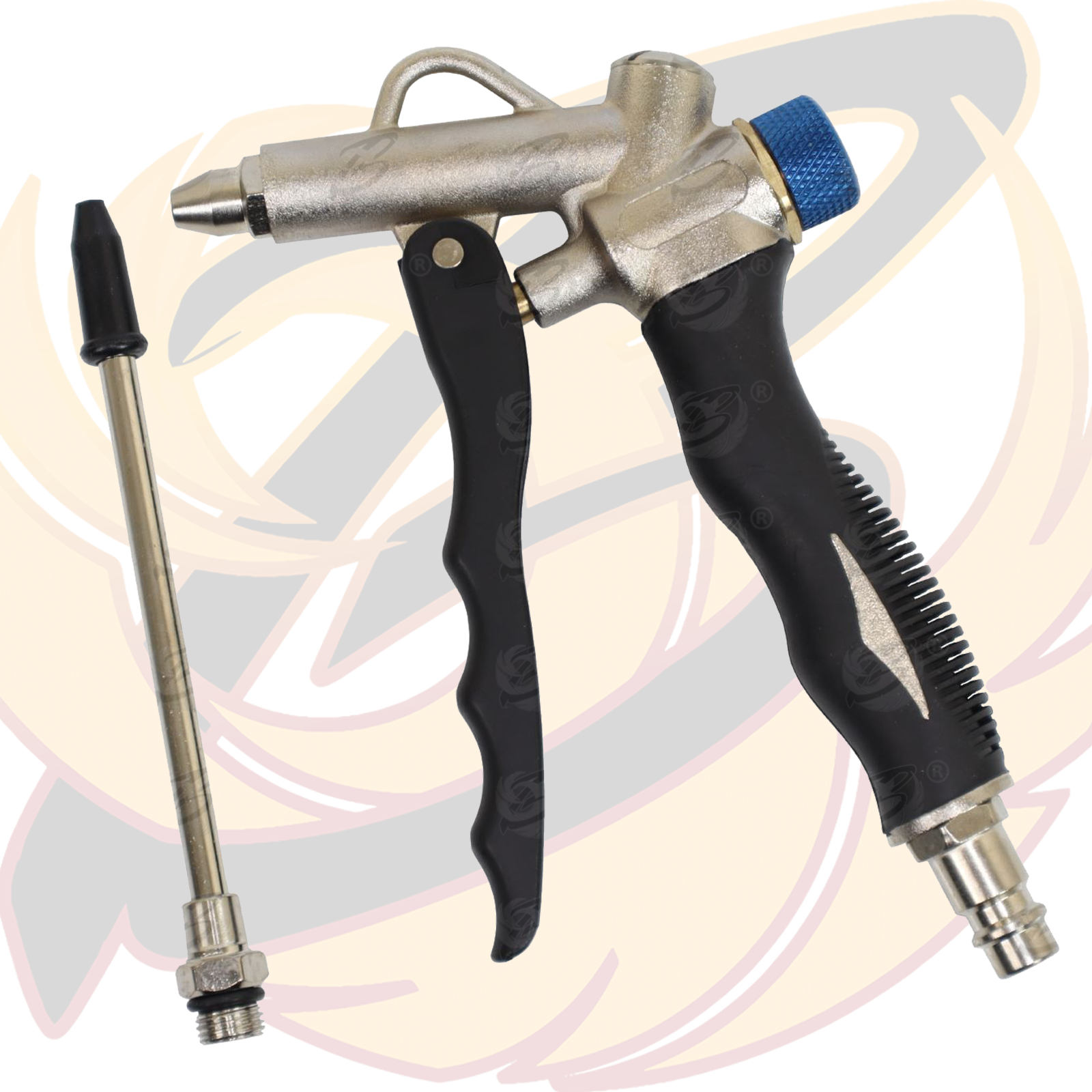 US Pro Dust Gun With 120mm Nozzle - Flow Control And Twin Air Inlets ( 8794 )