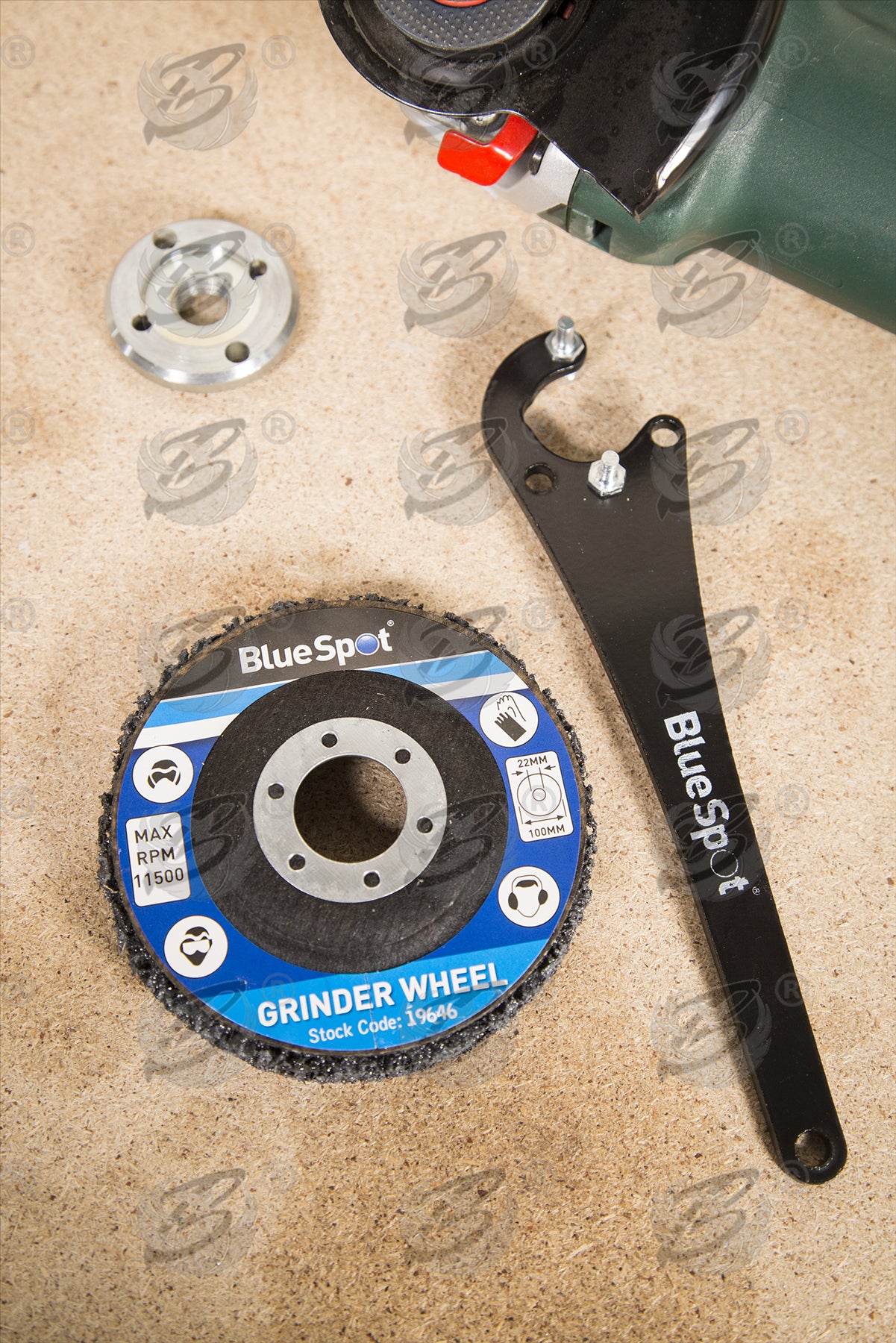 BLUESPOT ADJUSTABLE ANGLE GRINDER KEY ( FOR 4.5" & 5" & 9" ANGLE GRINDERS )