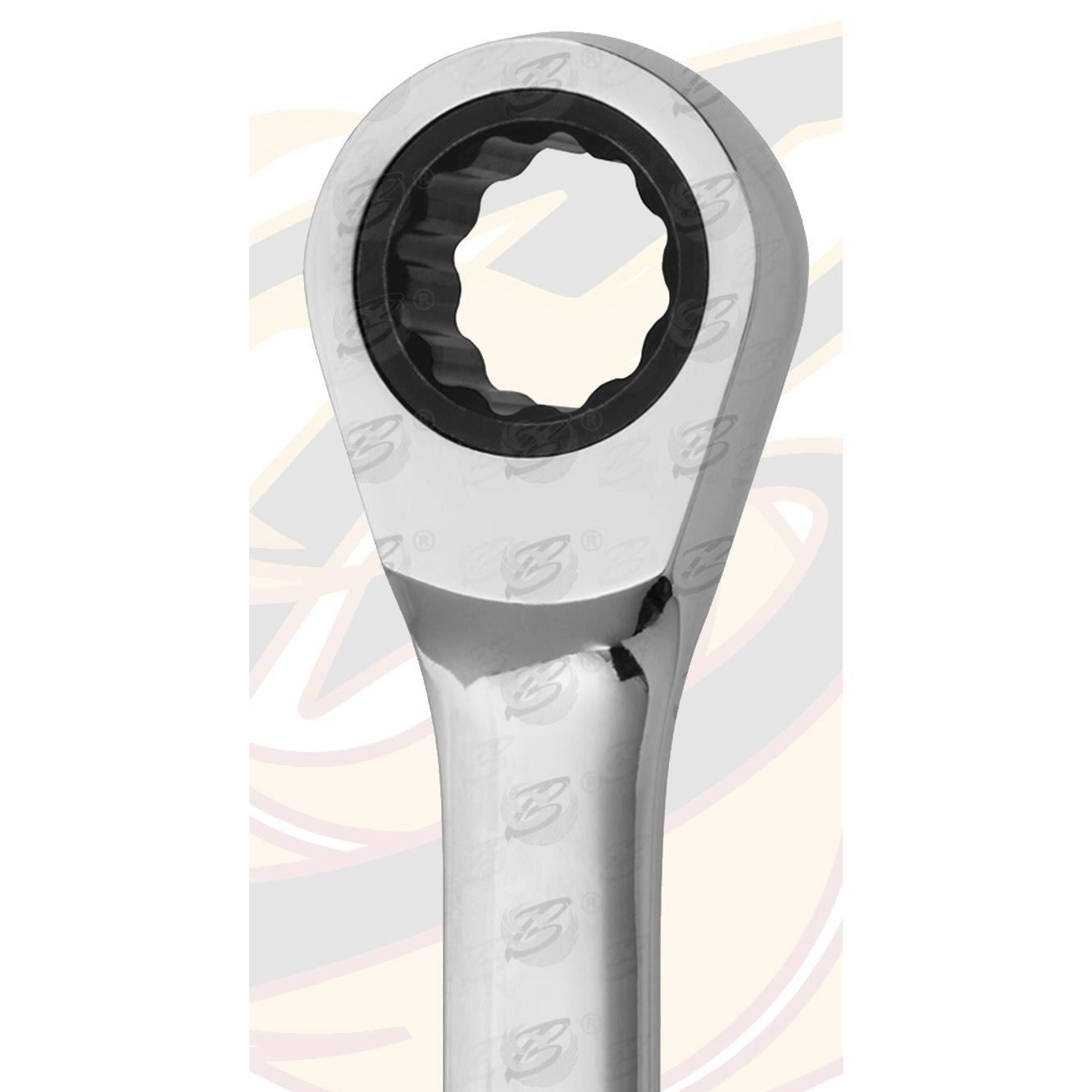 US PRO 24PCS SPANNER & STUBBY RATCHET SPANNER SET 8MM - 19MM