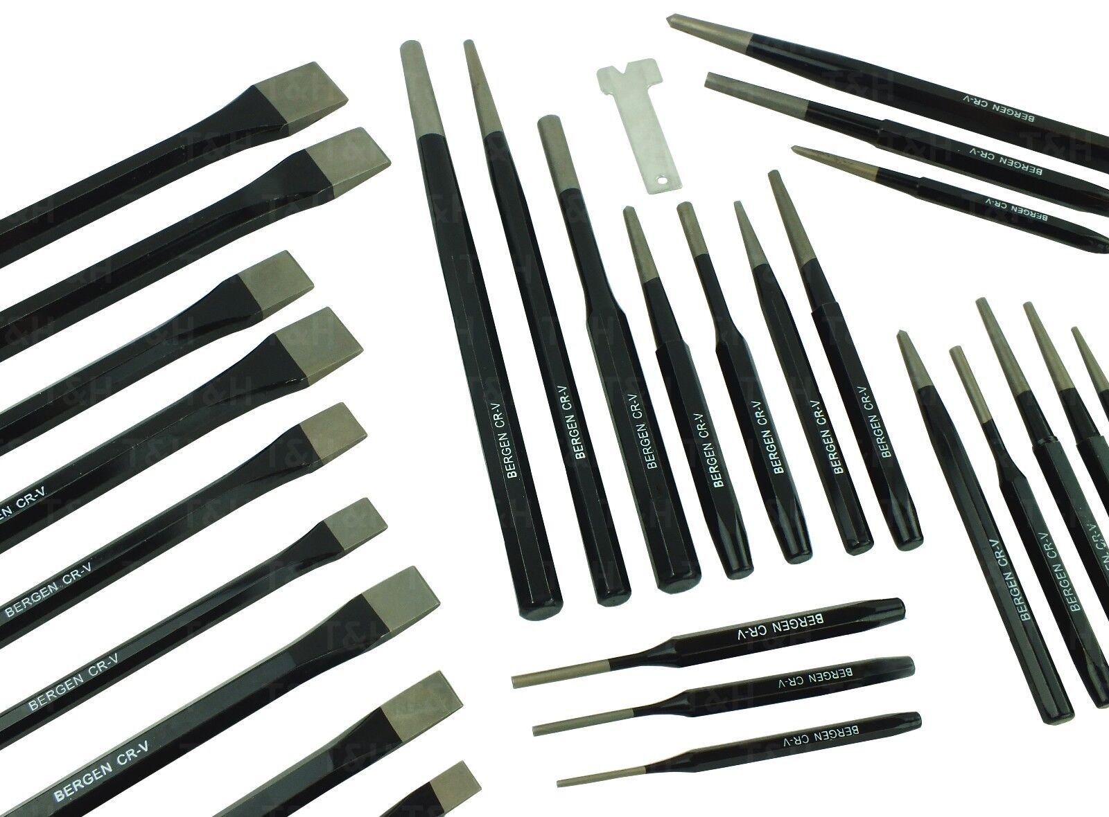 US Pro 28 Piece Punch & Chisel Set 2232
