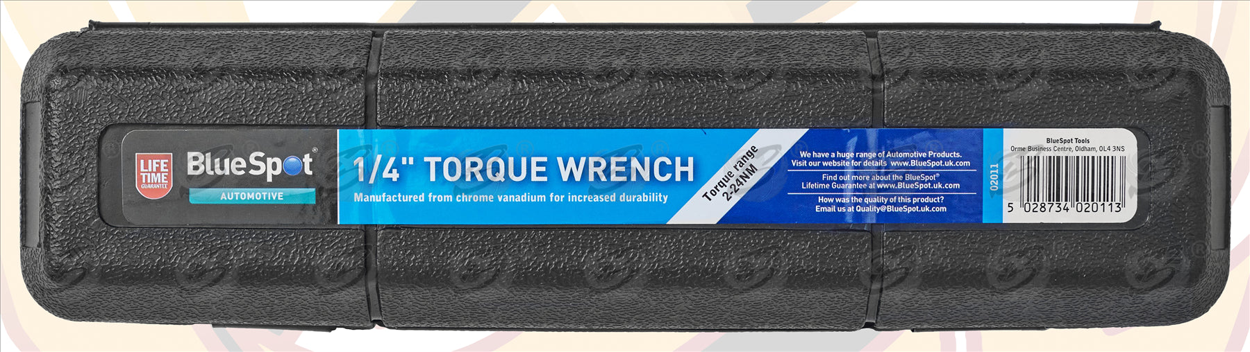 BLUESPOT 1/4" DRIVE CALIBRATED TORQUE WRENCH 2Nm - 24Nm