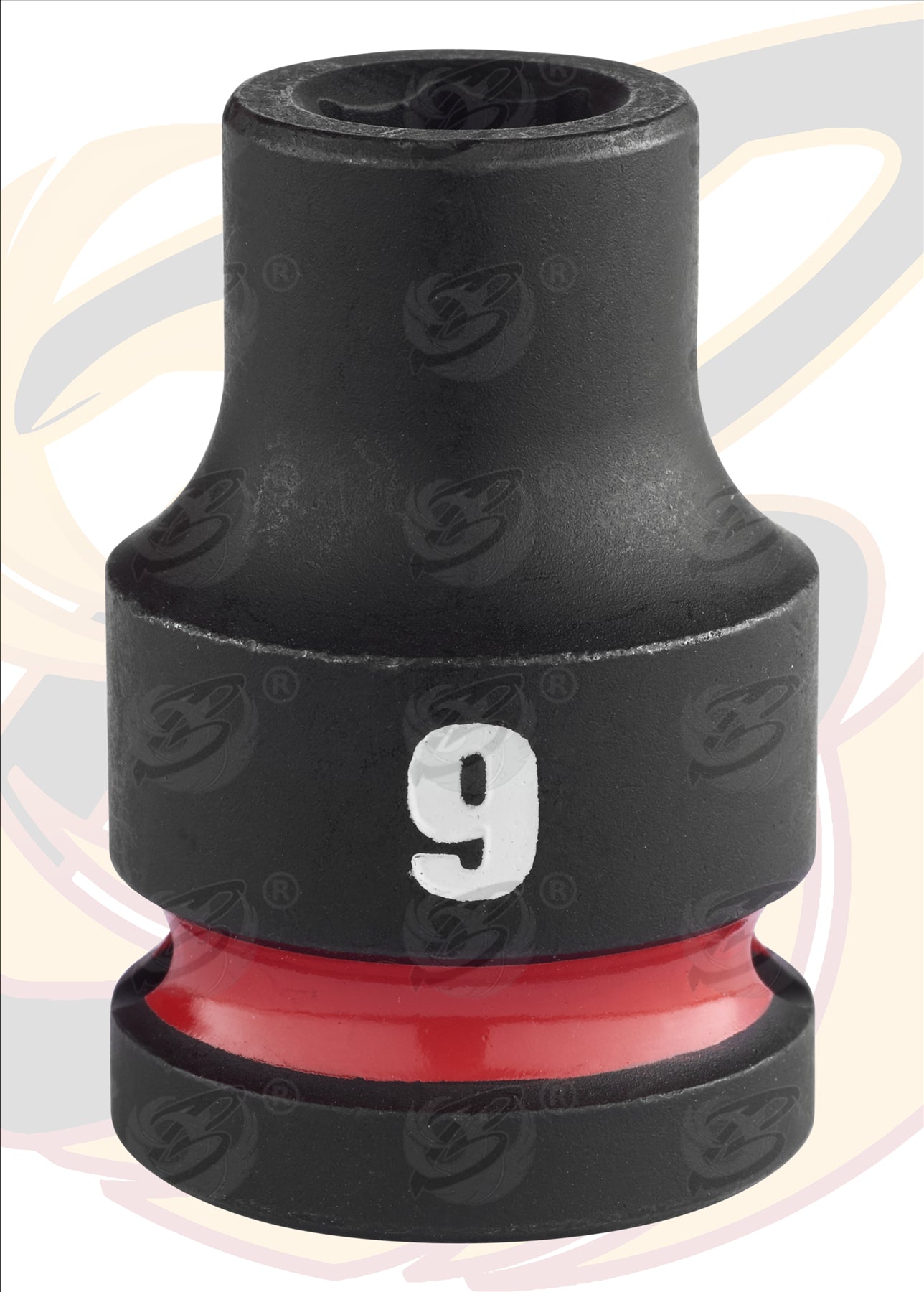 MILWAUKEE 9MM 1/2" DRIVE 6 POINT SHALLOW IMPACT SOCKET ( SINGLE )