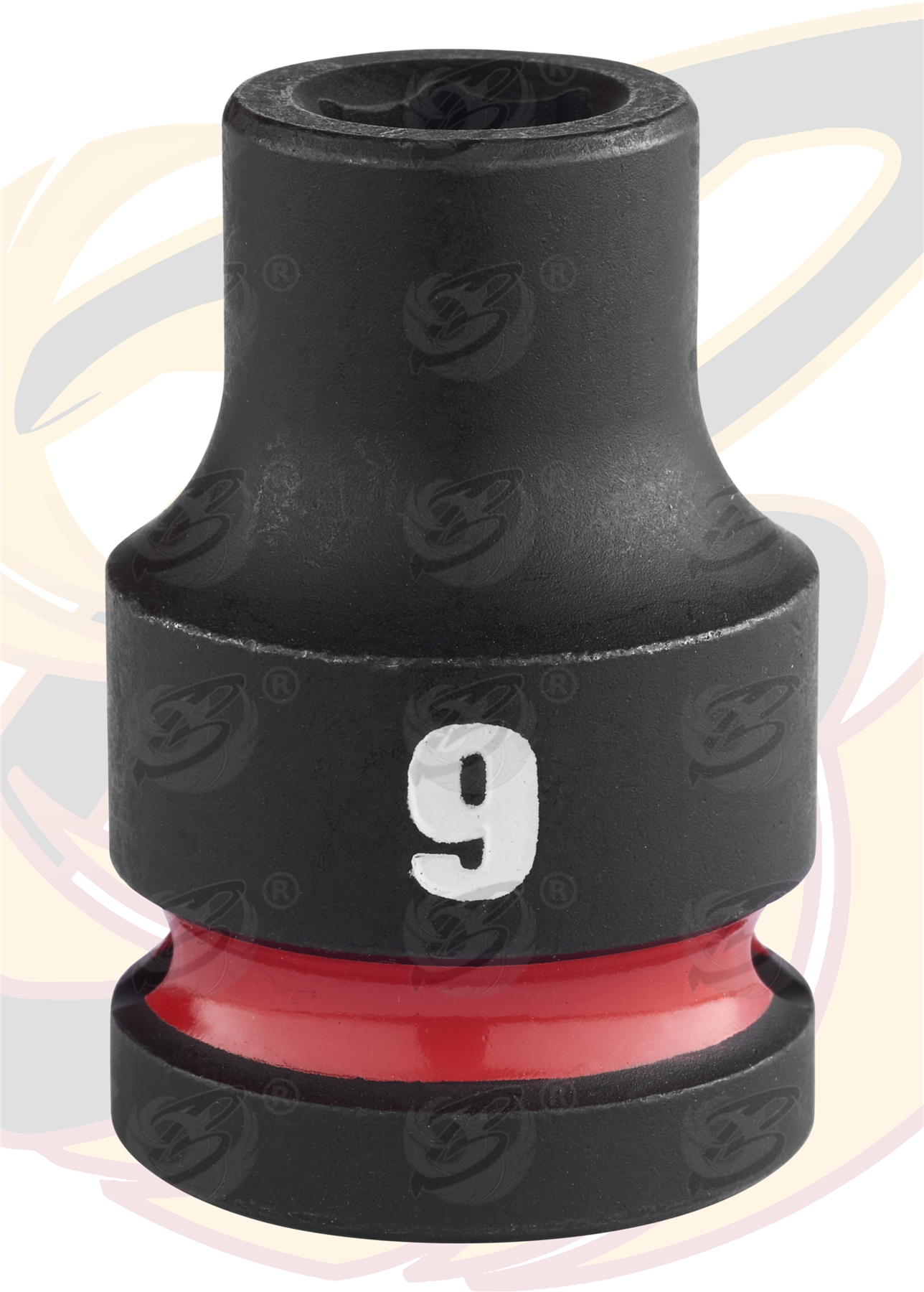 Milwaukee 9mm 1/2" Drive 6 Point Shallow Impact Socket ( Single ) ( 4932480303 )