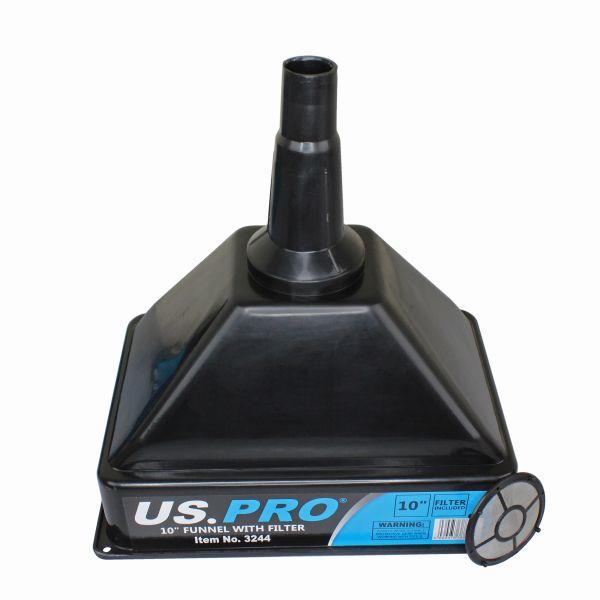 US Pro 10" Funnel With Filter  3244