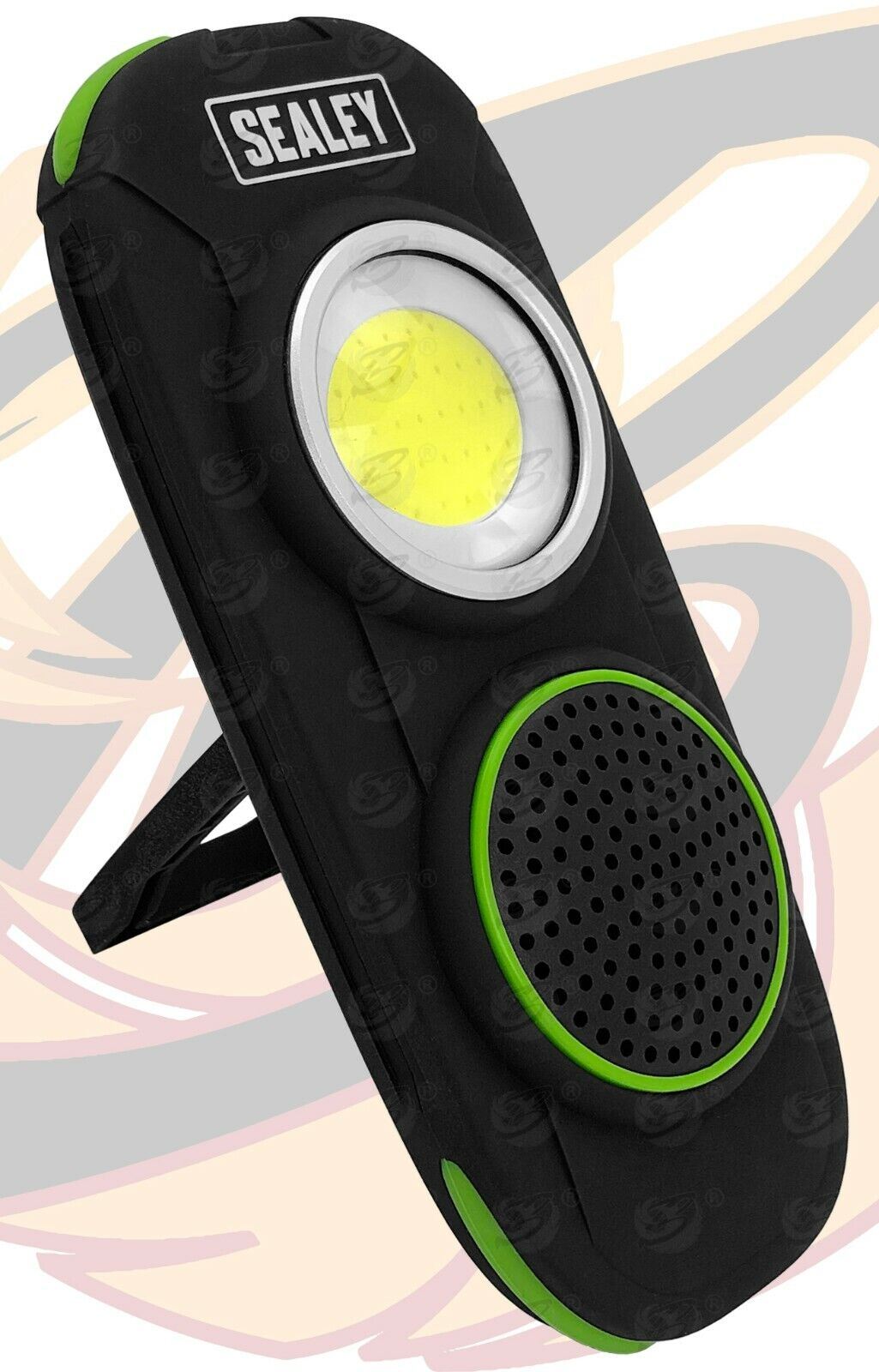 Sealey Rechargeable Cob Led Li - Ion Work Light With Bluetooth Speaker ( LED50WS )
