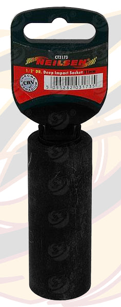 NEILSEN 21MM 1/2" DRIVE 6 POINT DEEP IMPACT SOCKET ( SINGLE )