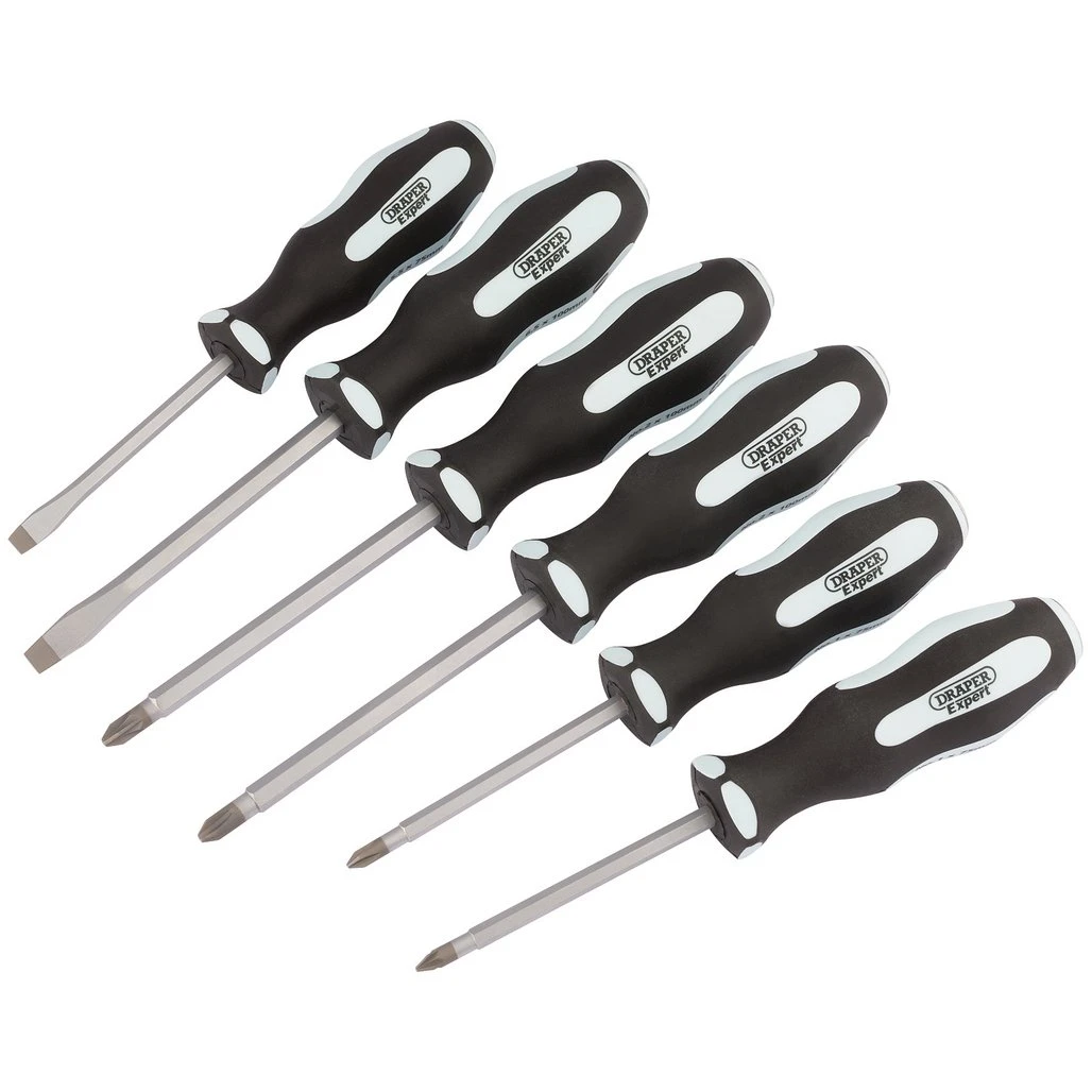 Draper 6 Pece Hammer Thru Screwdriver Set  63590