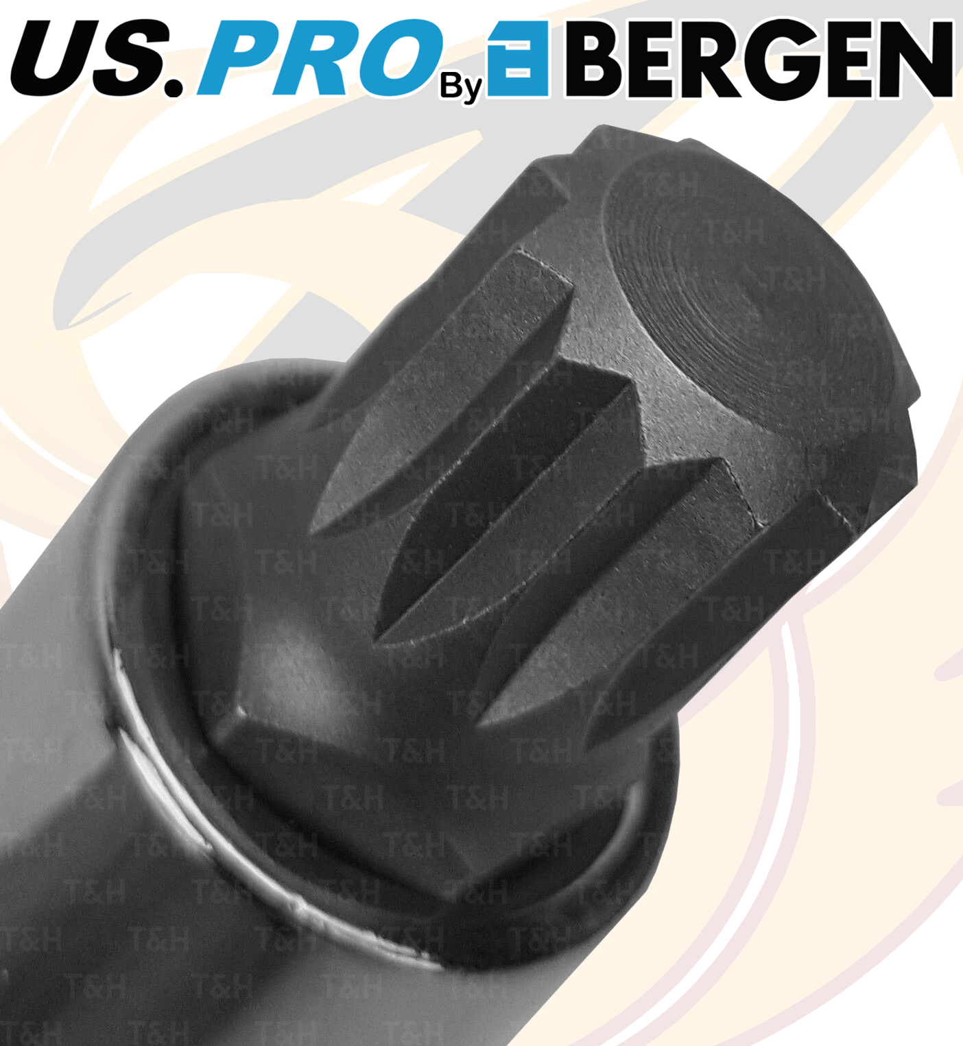 US Pro 26 Piece 1/2" Drive Spline Bit Sockets M5 - M16  3405