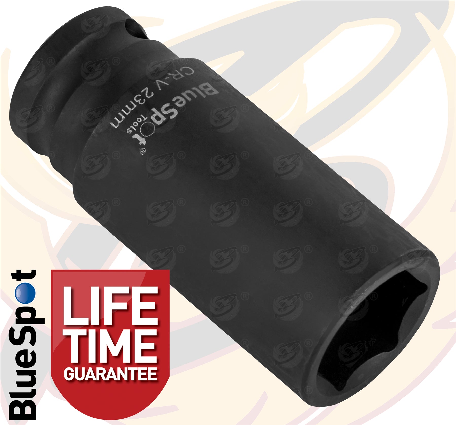 BLUESPOT 23MM 1/2" DRIVE 6 POINT DEEP IMPACT SOCKET ( SINGLE )