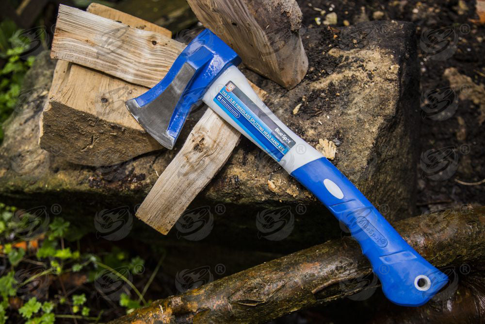 BLUESPOT 1KG ( 2.2LB ) FIBREGLASS SPLITTING HEAD HAND AXE