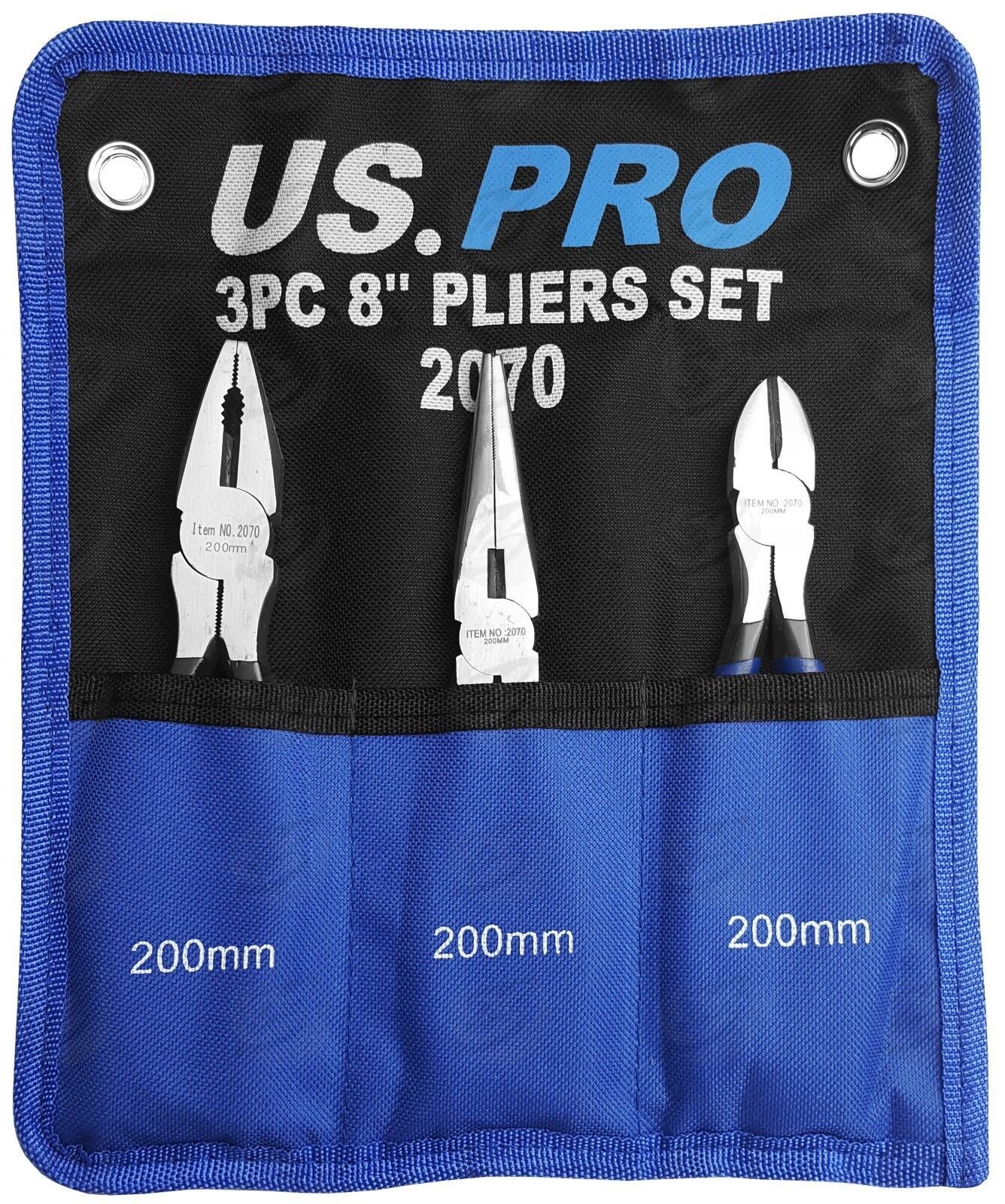 US Pro 3 Piece Pliers Set 2070