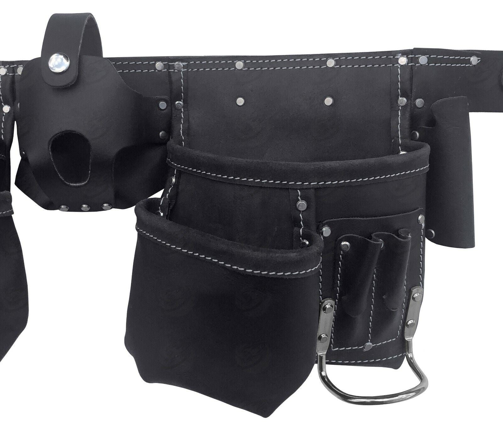 US Pro 11 Pocket Double Leather Work Belt ( 2302 )