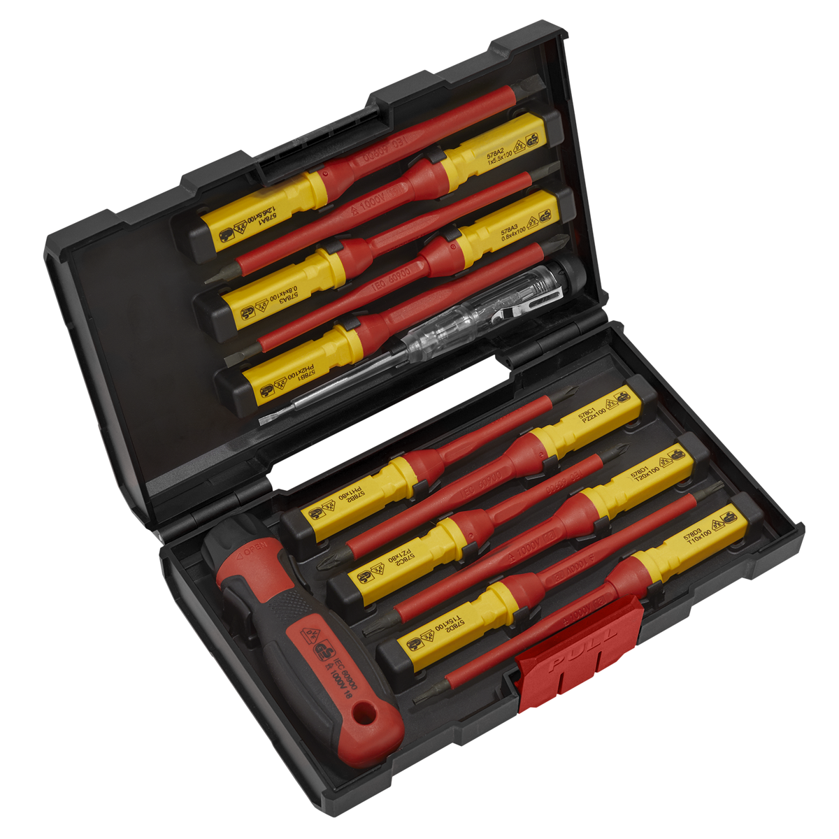 Sealey 13 Piece Interchangeable VDE Screwdriver Set  AK6128