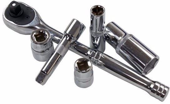 US Pro 50 Piece 3/8" Drive Metric & Af Socket Set 6mm - 19mm  1370