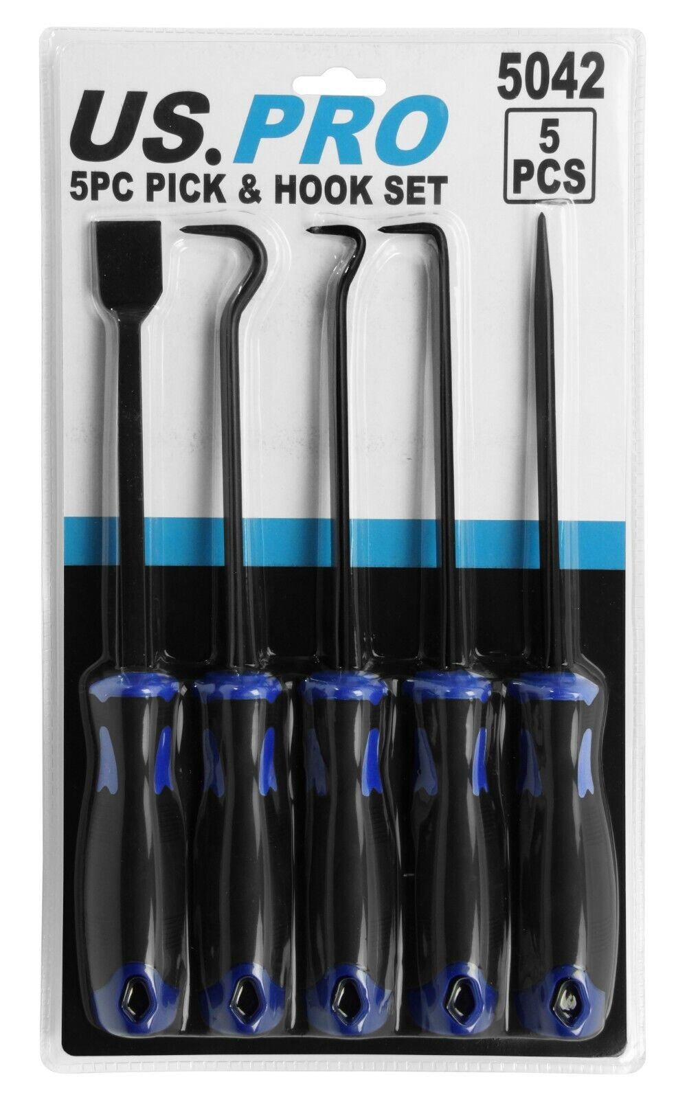 US Pro 5 Piece Hook, Pick & Scraper Set 5042