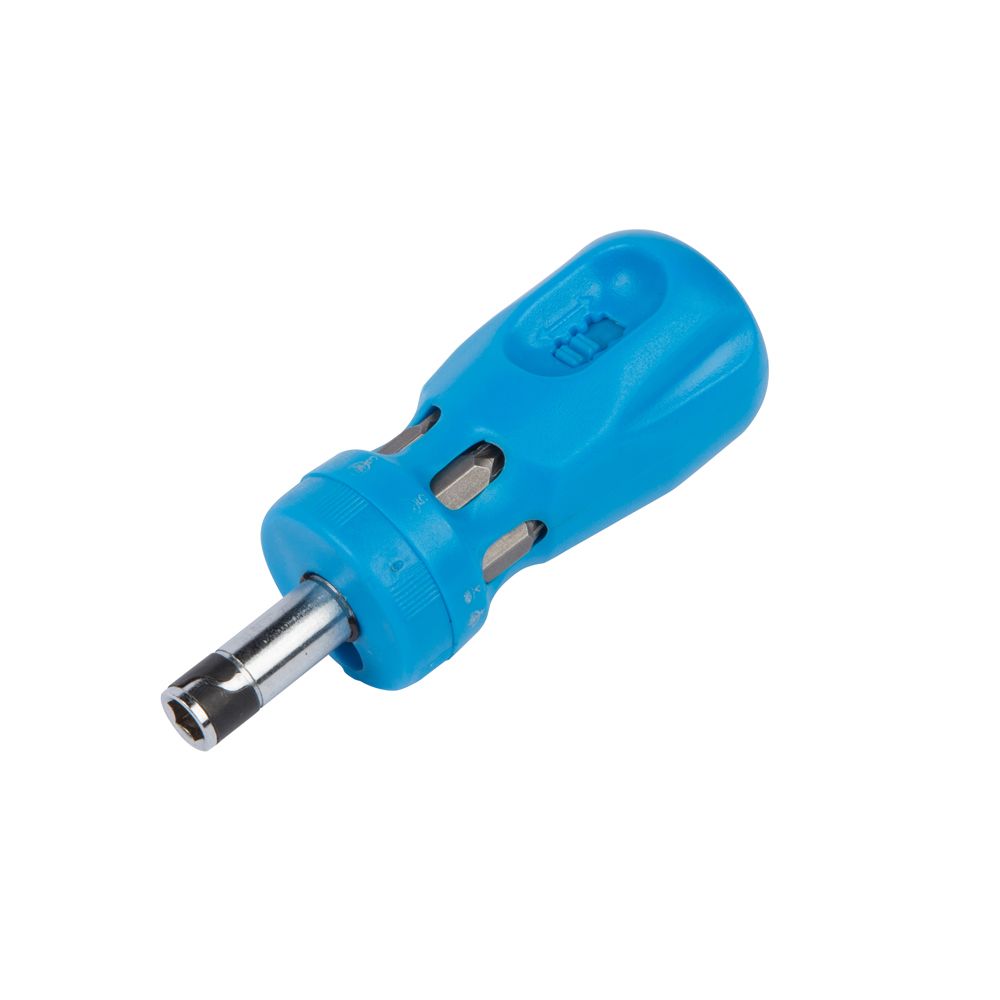 BlueSpot 12 In 1 Stubby Reversible Ratchet Screwdriver With A Manufacturers LifeTime Guarantee 12004