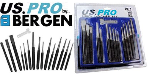 US Pro 16 Piece Punch & Chisel Set 2071