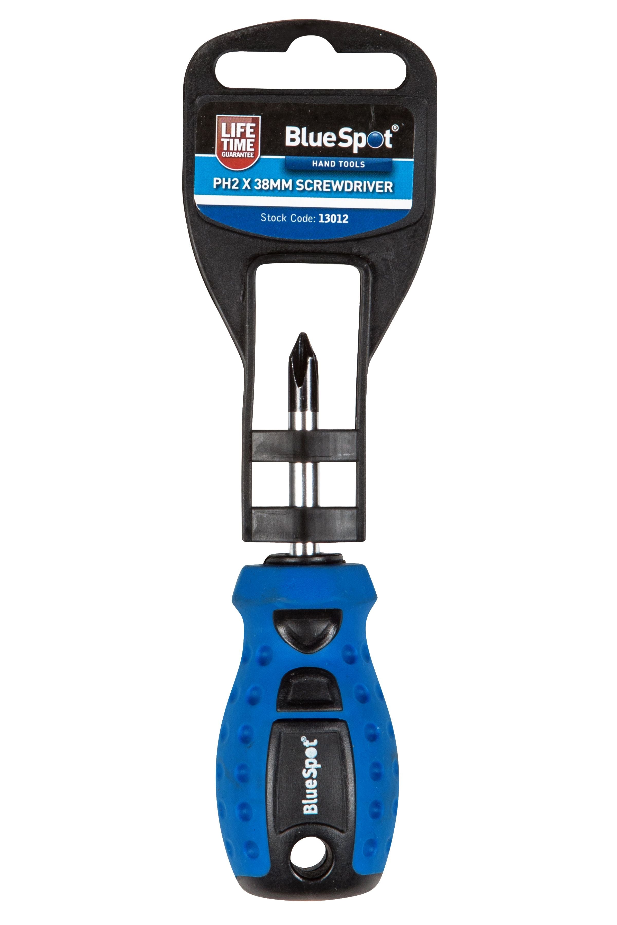BlueSpot PH2 x 38mm Screwdriver With A Manufacturers LifeTime Guarantee 13012