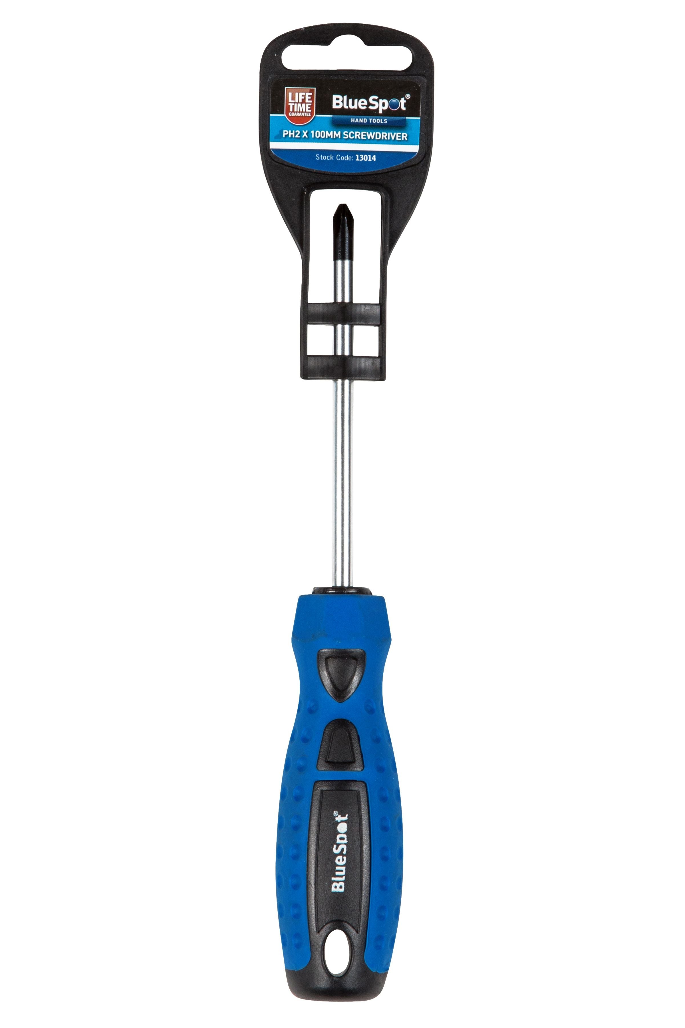 BlueSpot PH2 x 100mm Screwdriver With A Manufacturers LifeTime Guarantee 13014