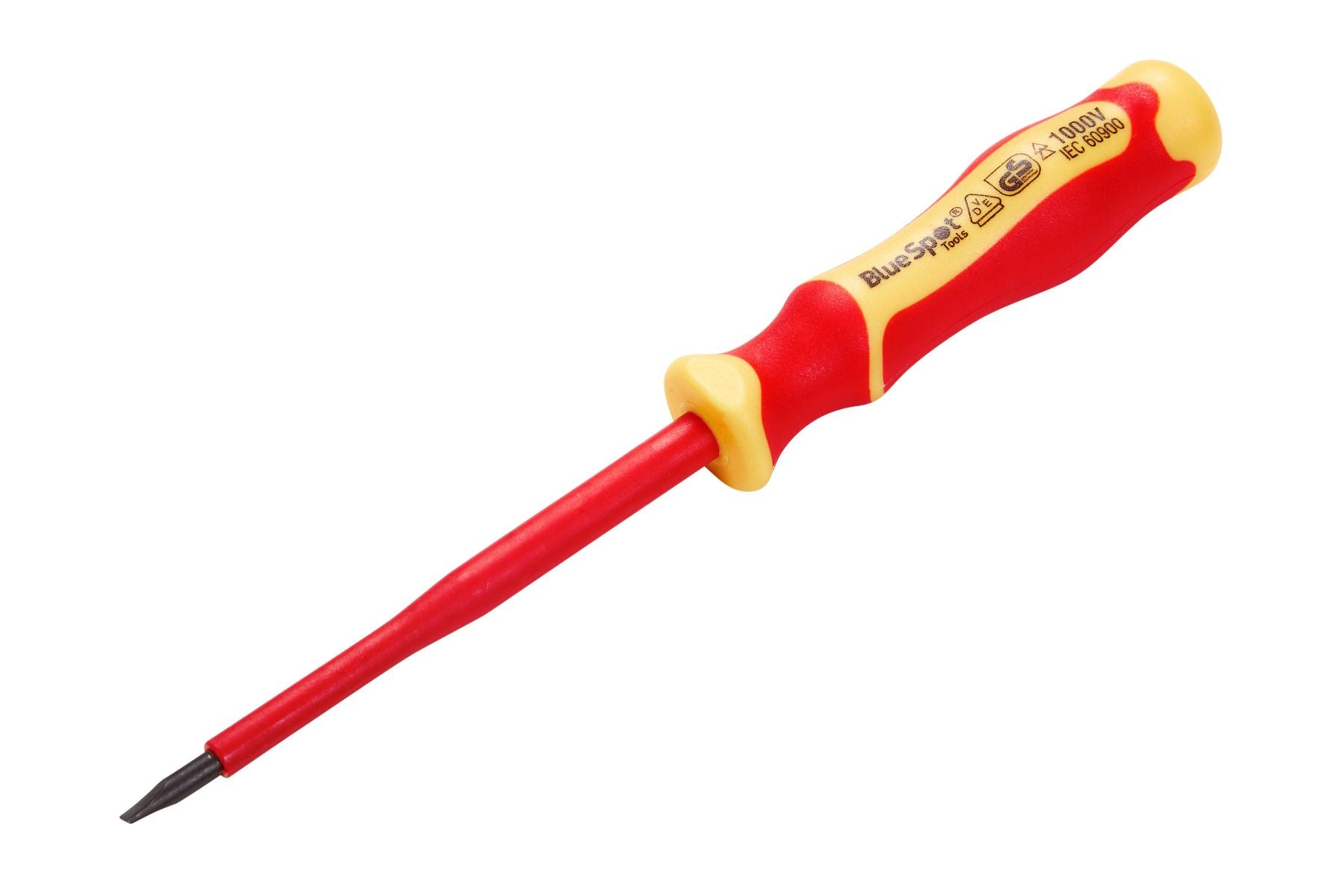 BlueSpot 4mm x 100mm Slotted VDE Screwdriver With A Manufacturers LifeTime Guarantee 13551