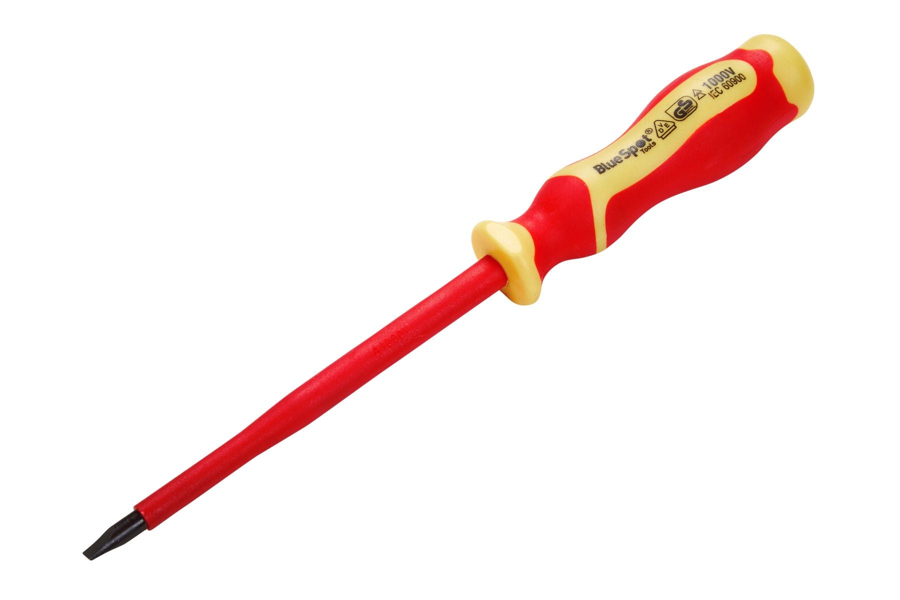 BlueSpot 5.5mm x 125mm Slotted VDE Screwdriver With A Manufacturers LifeTime Guarantee 13552