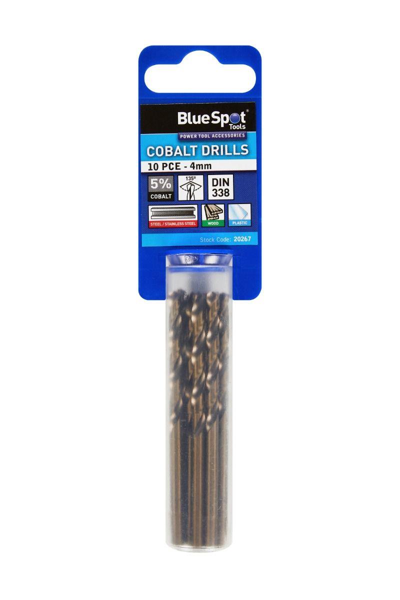 BlueSpot 10 Piece 4mm Cobalt Drill Bit Set ( 20267 )