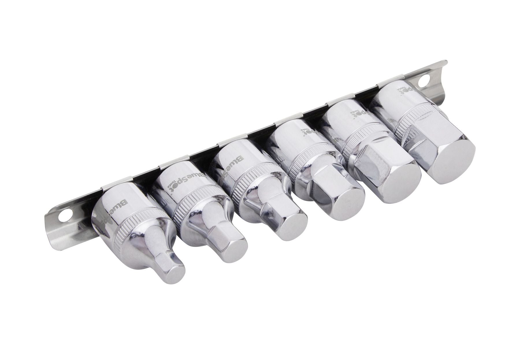 BlueSpot 6 Piece 1/2" Drive Stubby Hex Sockets ( H8 - H19 ) With A Manufacturers LifeTime Guarantee 01491