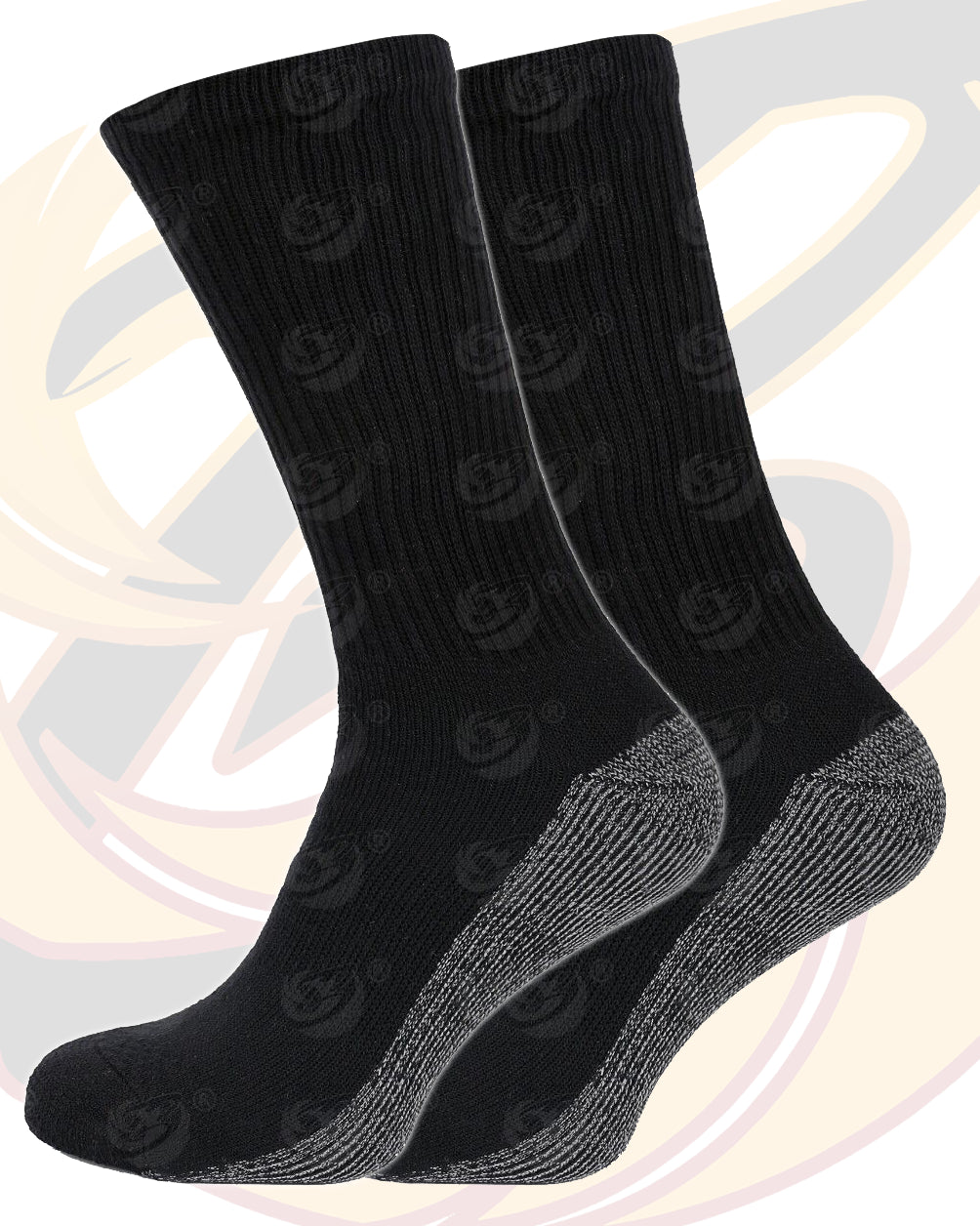 BERRY & WILSON HEAVY DUTY WORK SOCKS  ( SIZE 6 - 12 ) ( x 12 PAIRS )