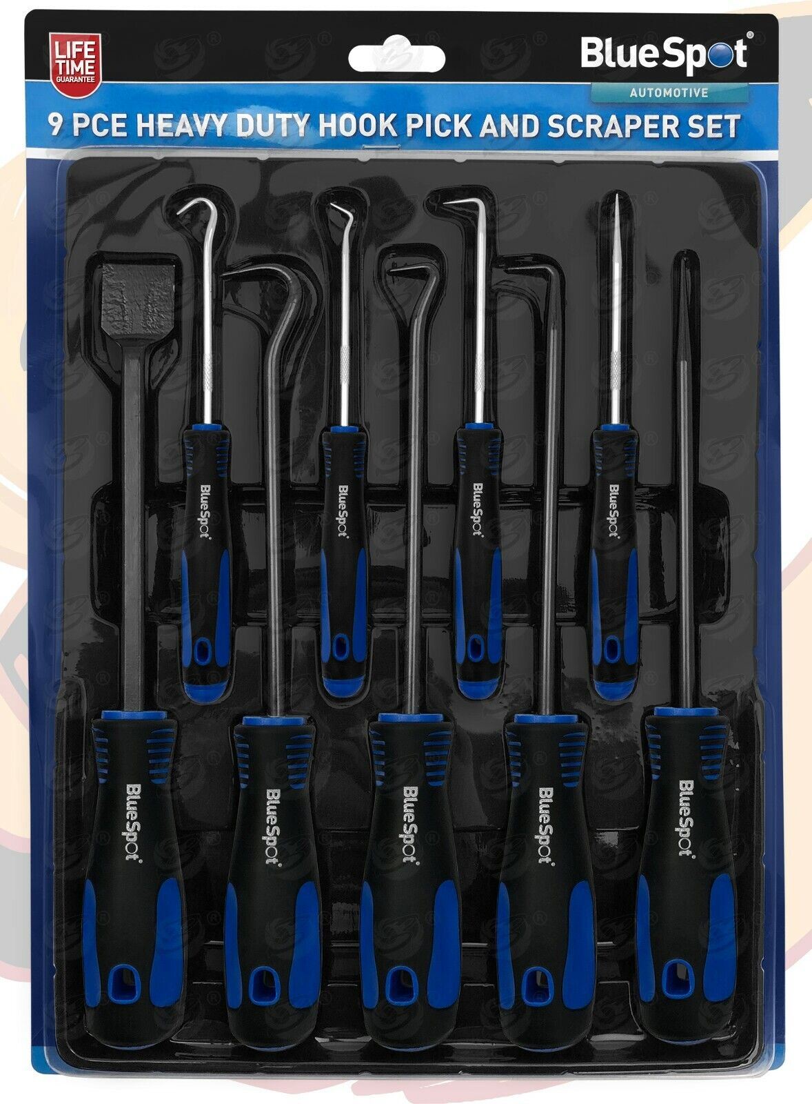 BlueSpot 9 Piece Hook, Pick & Scraper Set 07959
