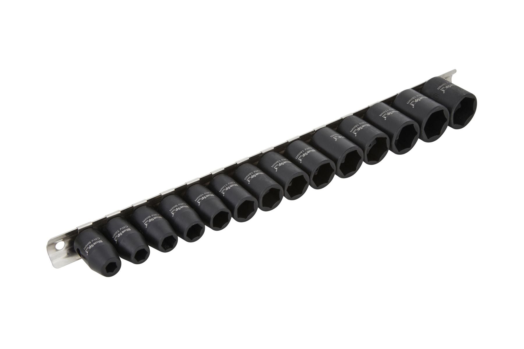 BlueSpot 14 Piece 3/8" Metric Impact Stubby Sockets (6-19mm) ( 01599 )