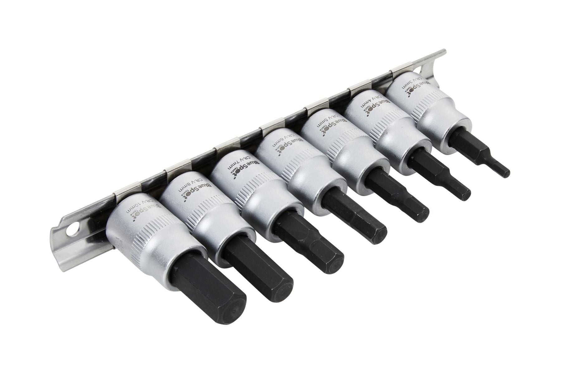 BlueSpot 7 Piece 3/8" Hex Socket Bit Set With A Manufacturers LifeTime Guarantee 01600
