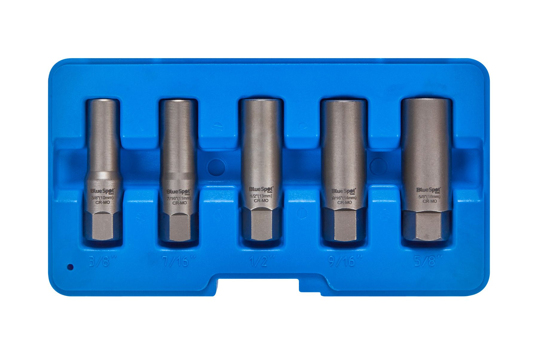 BlueSpot 5 Piece 3/8" Drive Deep Impact Bolt And Nut Remover Set 10-16mm With A Manufacturers LifeTime Guarantee 01604