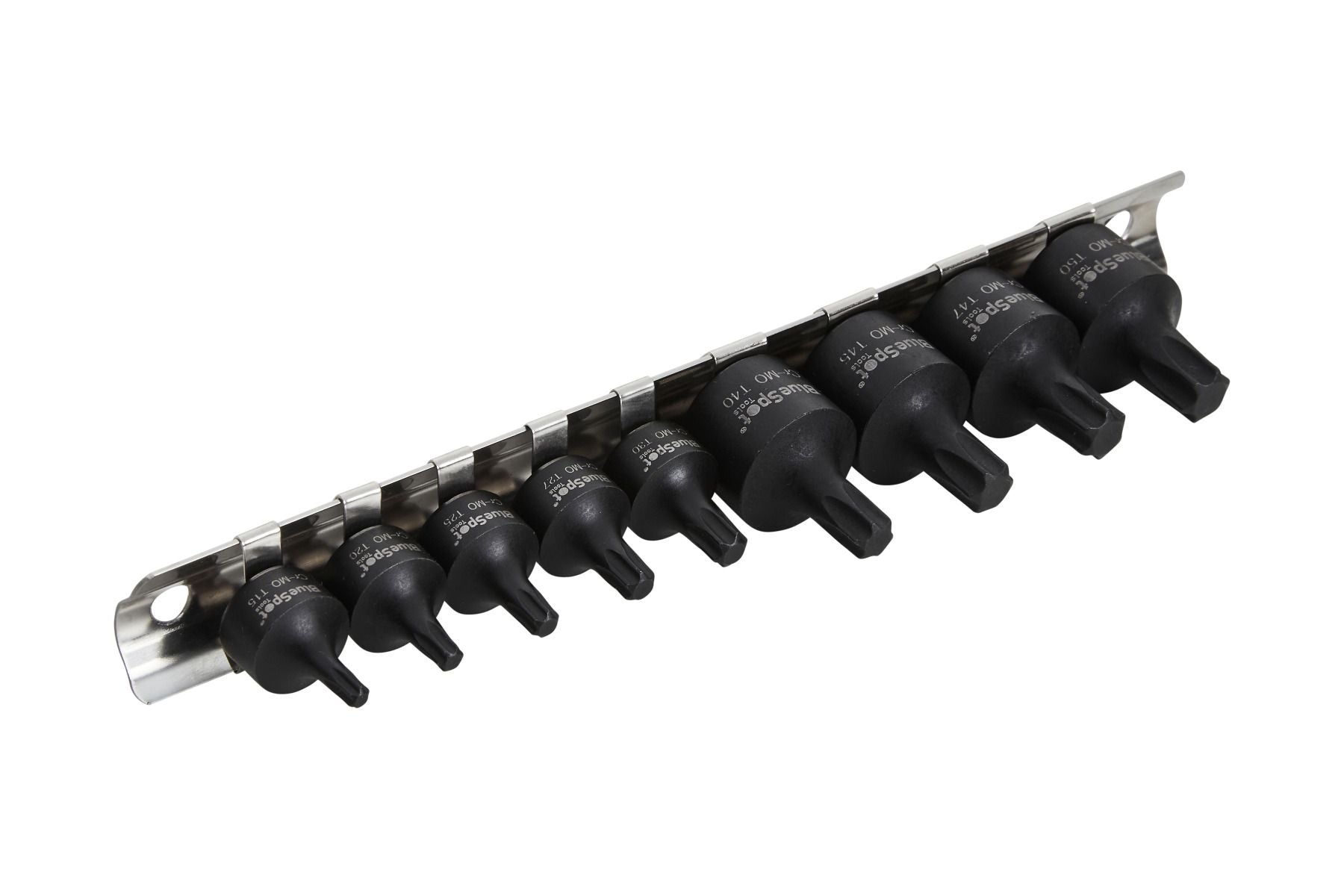 BlueSpot 9 Piece 1/4" & 3/8" Impact Torx Bit Socket Set With A Manufacturers LifeTime Guarantee 01614