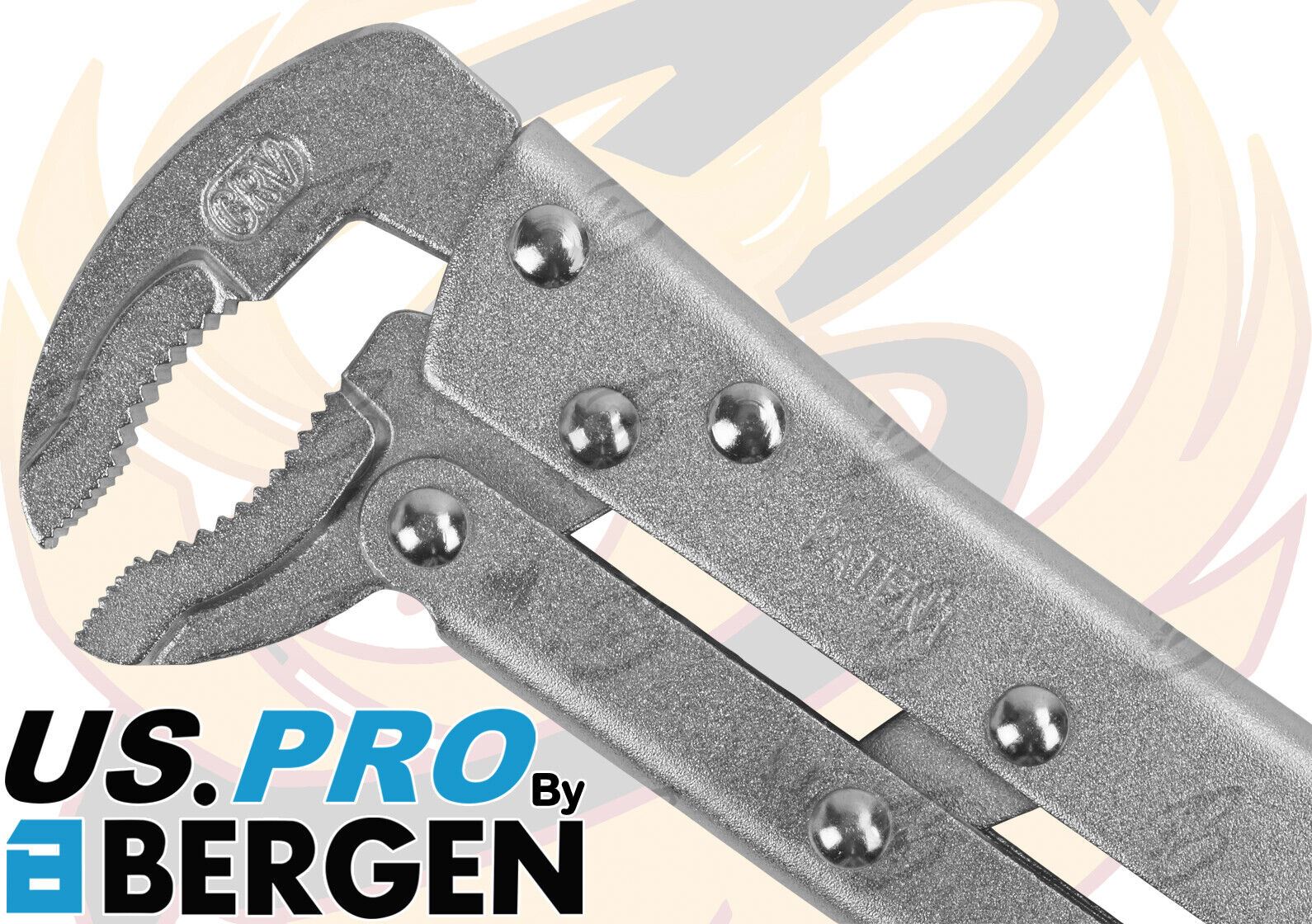 US Pro 3 Piece 12" Long Reach Locking Pliers 1837