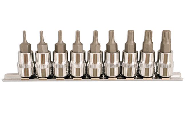 Laser 9 Piece 3/8" Drive Torx Plus Bit Sockets  5213