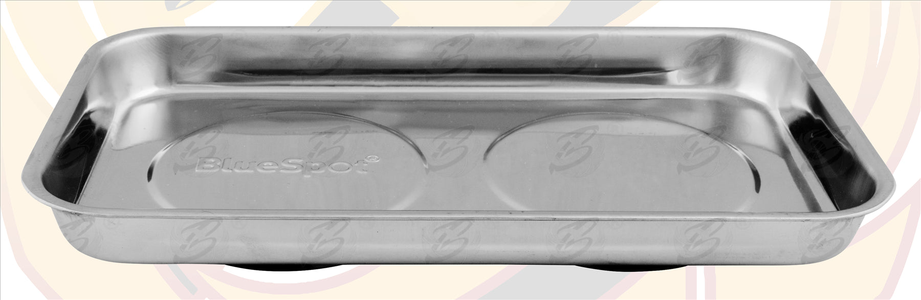 BLUESPOT 9" STAINLESS STEEL DOUBLE MAGNETIC PARTS TRAY ( x 2 )