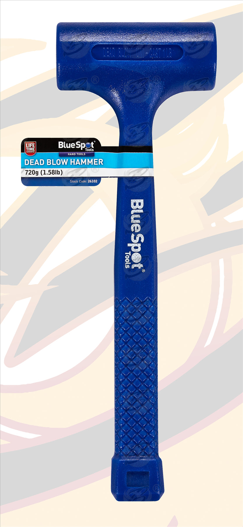 BLUESPOT 720G (1.58LB) DEAD BLOW HAMMER