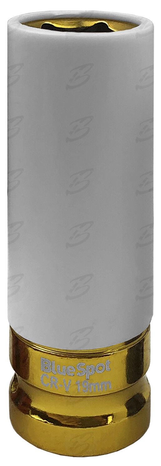 BlueSpot 3 Piece 1/2" Drive 6 Point Alloy Wheel Nut Sockets 17mm - 19mm - 21mm ( 01545 )