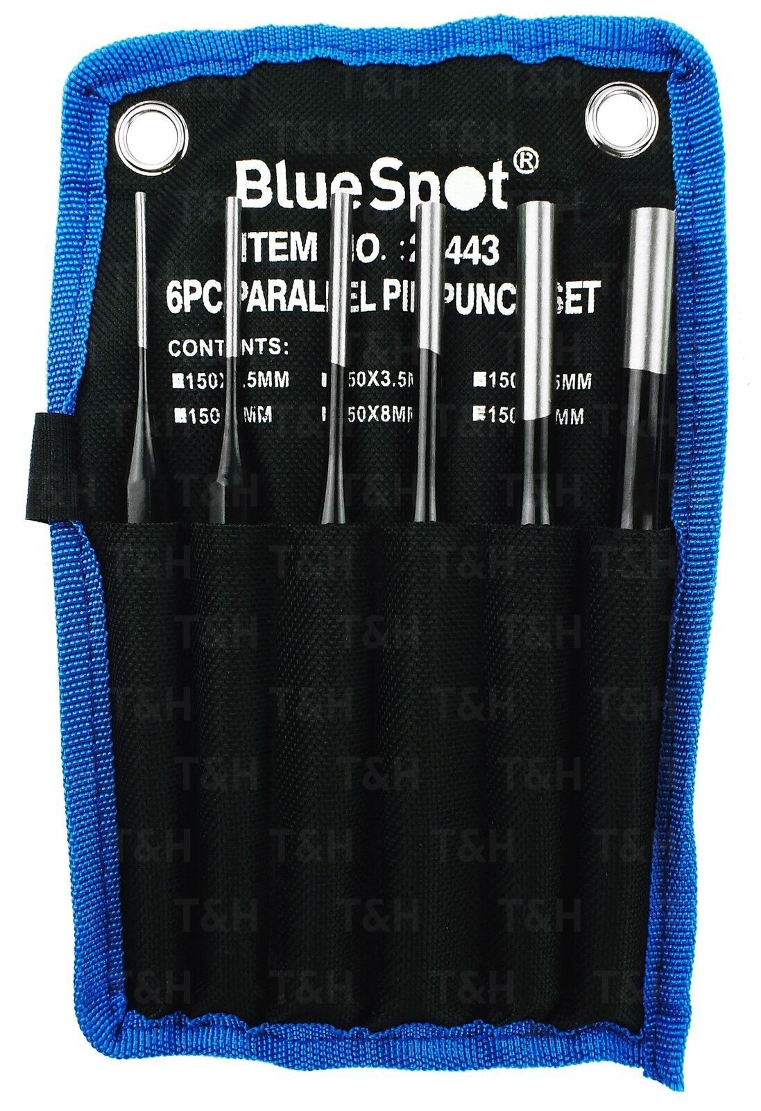 BlueSpot 6 Piece Pin Punch Set 22443