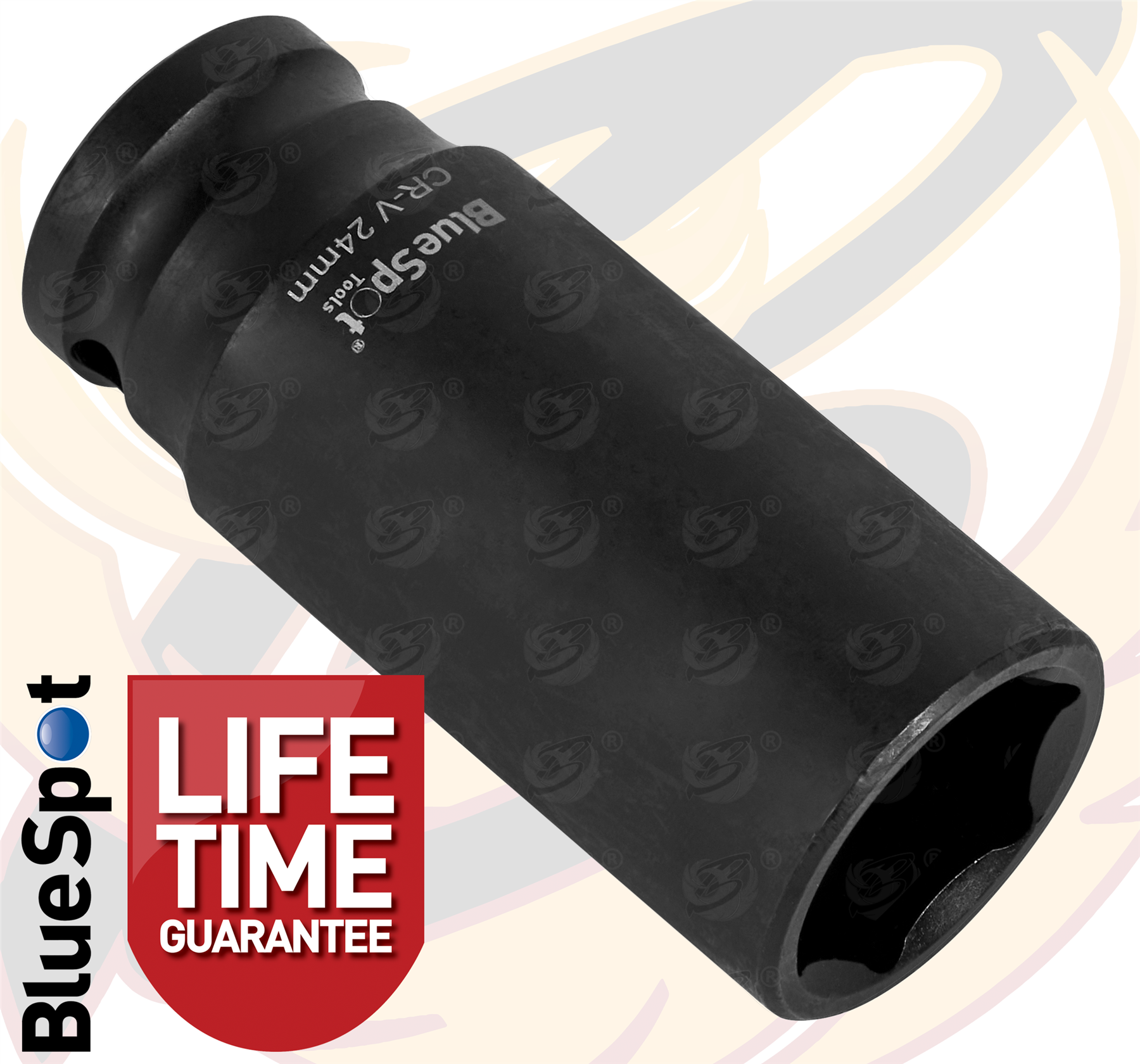 BlueSpot 24mm 1/2" Drive 6 Point Deep Impact Socket ( Single ) ( 01667 )