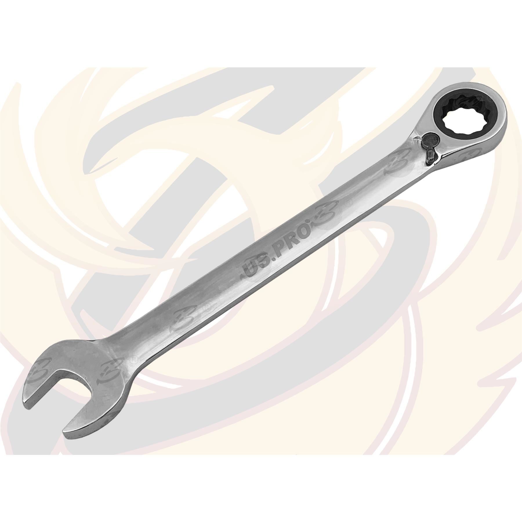 US PRO 9MM 72T REVERSIBLE RATCHET SPANNER