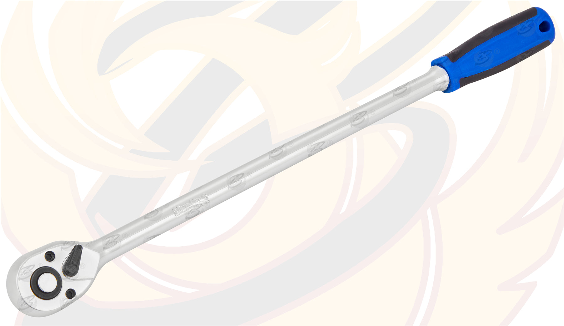 BLUESPOT 1/4" DRIVE 12" LONG 72 TOOTH EXTRA LONG RATCHET HANDLE