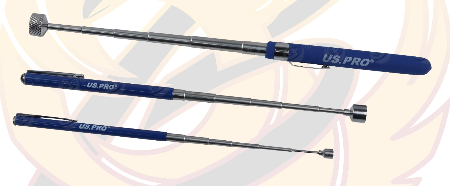US PRO 3PC MAGNETIC PICK UP TOOL