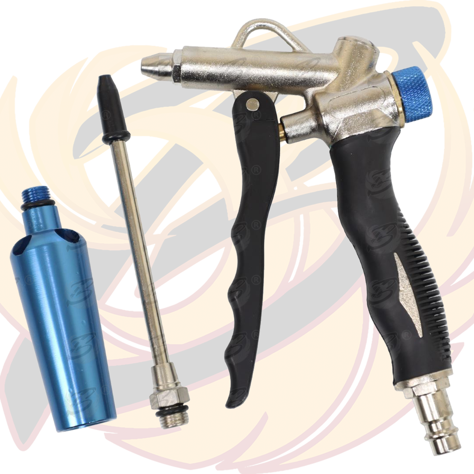 US Pro Dust Gun With Turbo Nozzle - Flow Control And Twin Air Inlets ( 8795 )