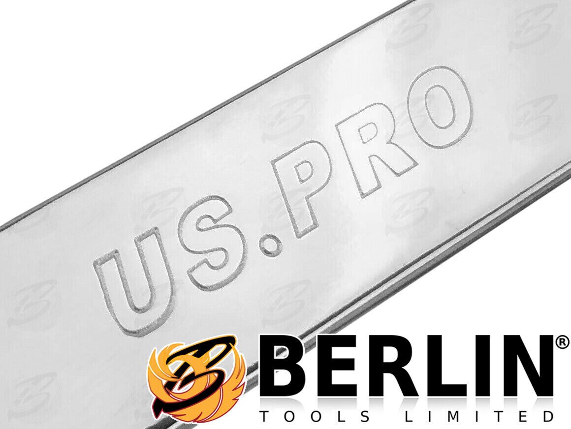 US Pro 10 Piece Single Ring Extra Long Ratchet Aviation Spanners 8mm - 10mm ( 3224 )