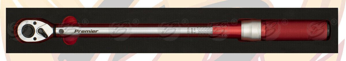 SEALEY 1/2" DRIVE CALIBRATED TORQUE WRENCH MICROMETER STYLE 40Nm - 220Nm