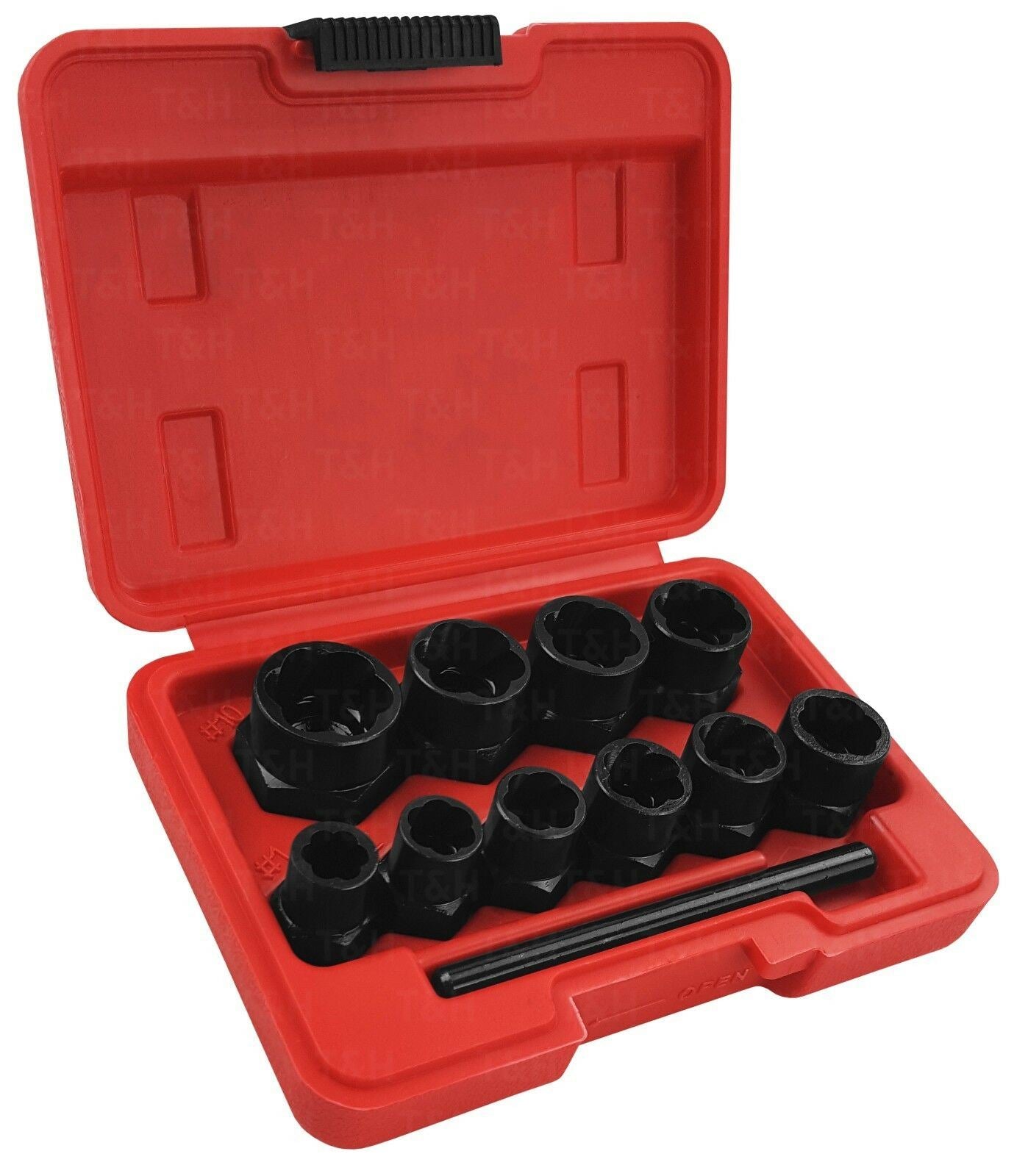 BLUESPOT 10PCS 3/8" DRIVE IMPACT TWIST SOCKETS 9MM - 19MM